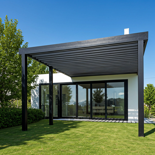 Жилая вилла с перголой